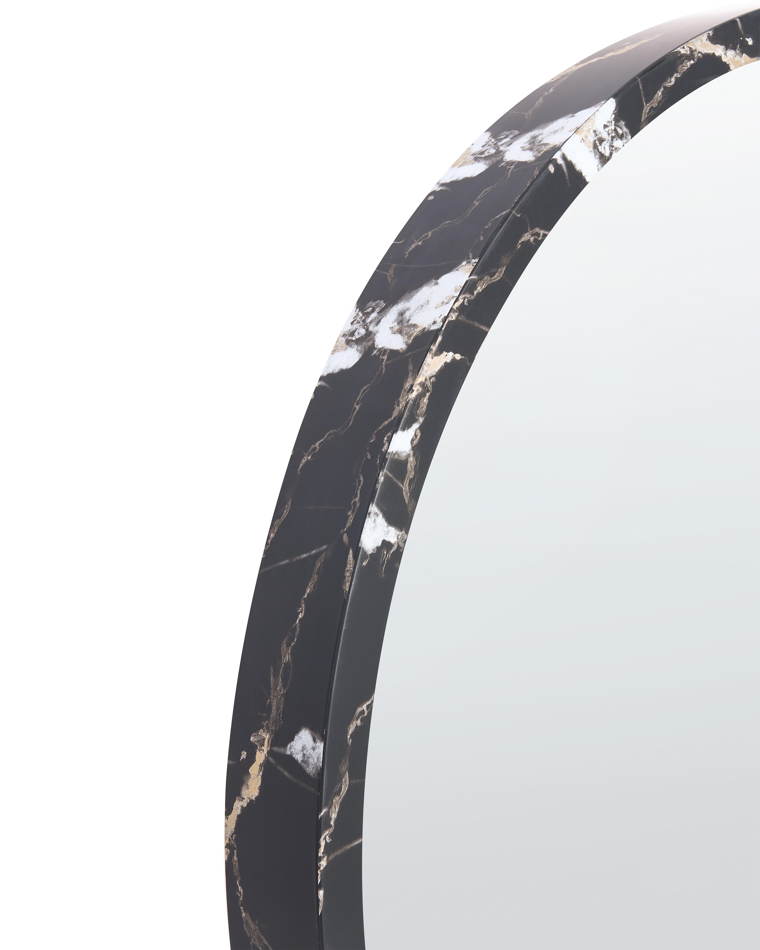 Wandspiegel MARTEL 69 cm 69 cm Zwart