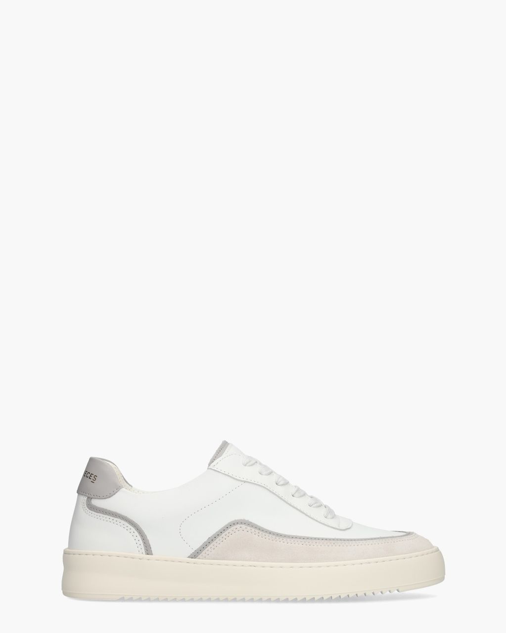 Filling Pieces Mondo Stack Nappa Wit/Grijs Herensneakers