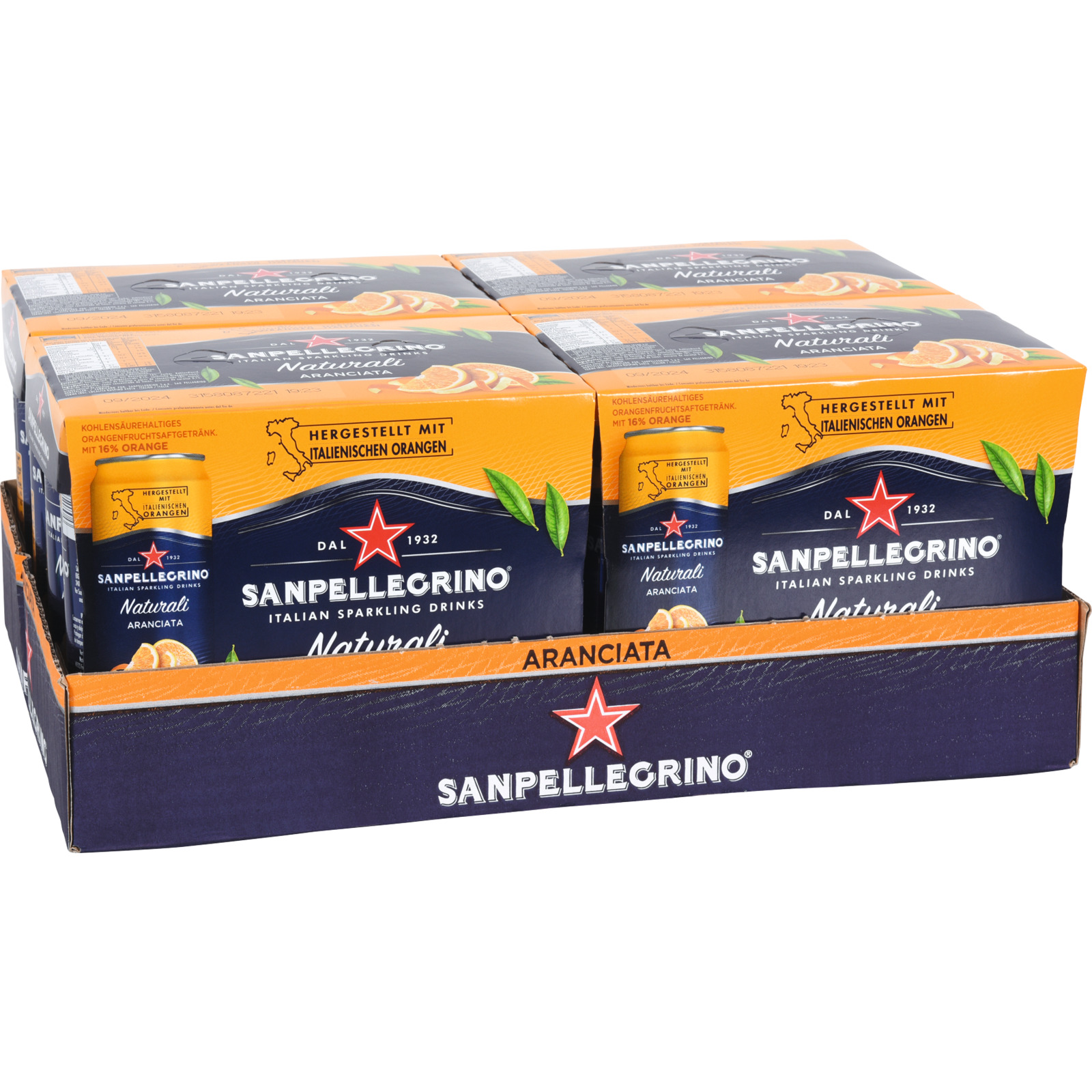 San Pellegrino Aranciata Nostal. 24x33cl