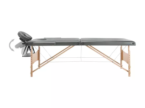 Table de massage avec bois marron 186 x 68 x 62 cm 02_0001800