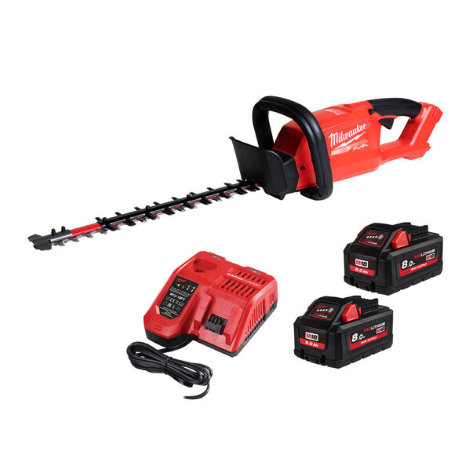 Milwaukee M18 FHET60-802 FUEL 18V Li-Ion accu heggenschaar set (2x 8.0ah accu) - 600 mm