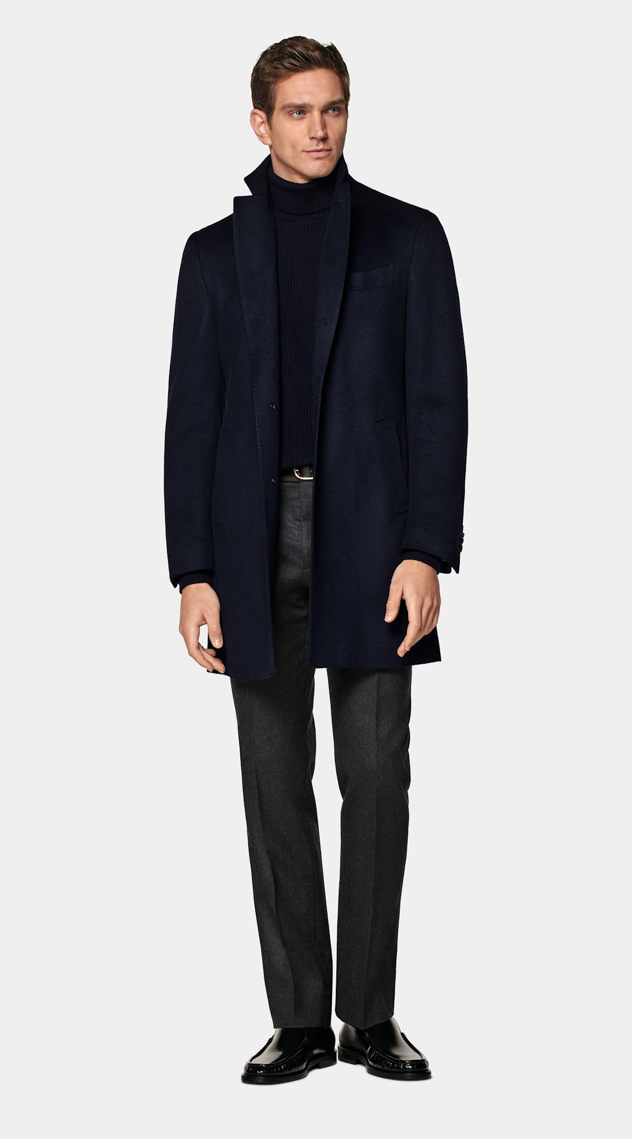 Manteau bleu marine