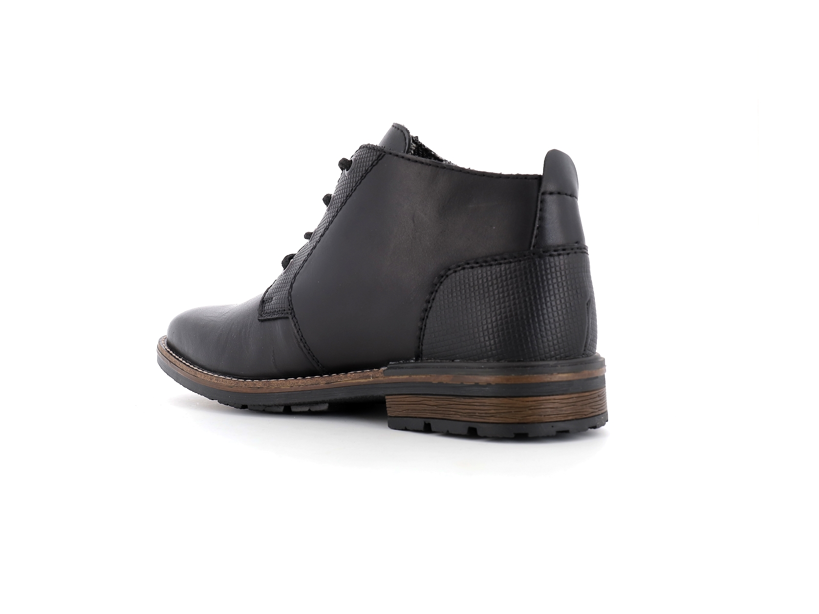 Rieker-B1322 Cuir Noir