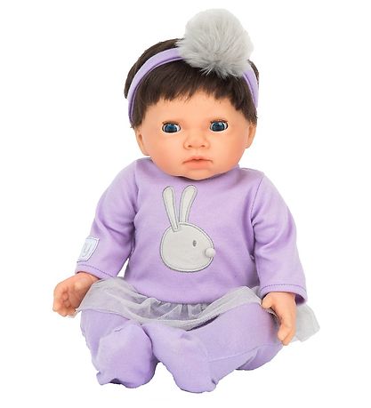 Tiny Treasures Dukke m. M?rkt H?r - Bunny Outfit