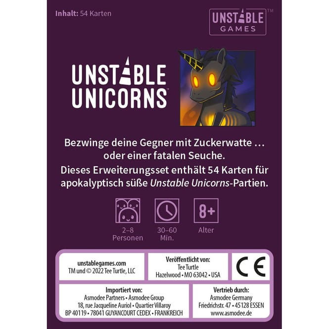 Unstable Unicorns - Kartenspiel -Erweiterungsset