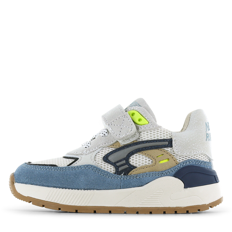 Shoesme blauwe sneaker Mesh, Microfiber leer, Suède | Jongens schoenen