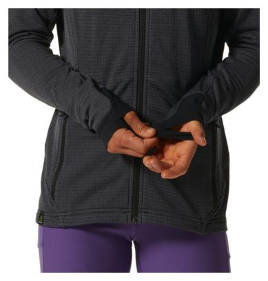 Polaire Mountain Hardwear Power Grid Bleu Femme