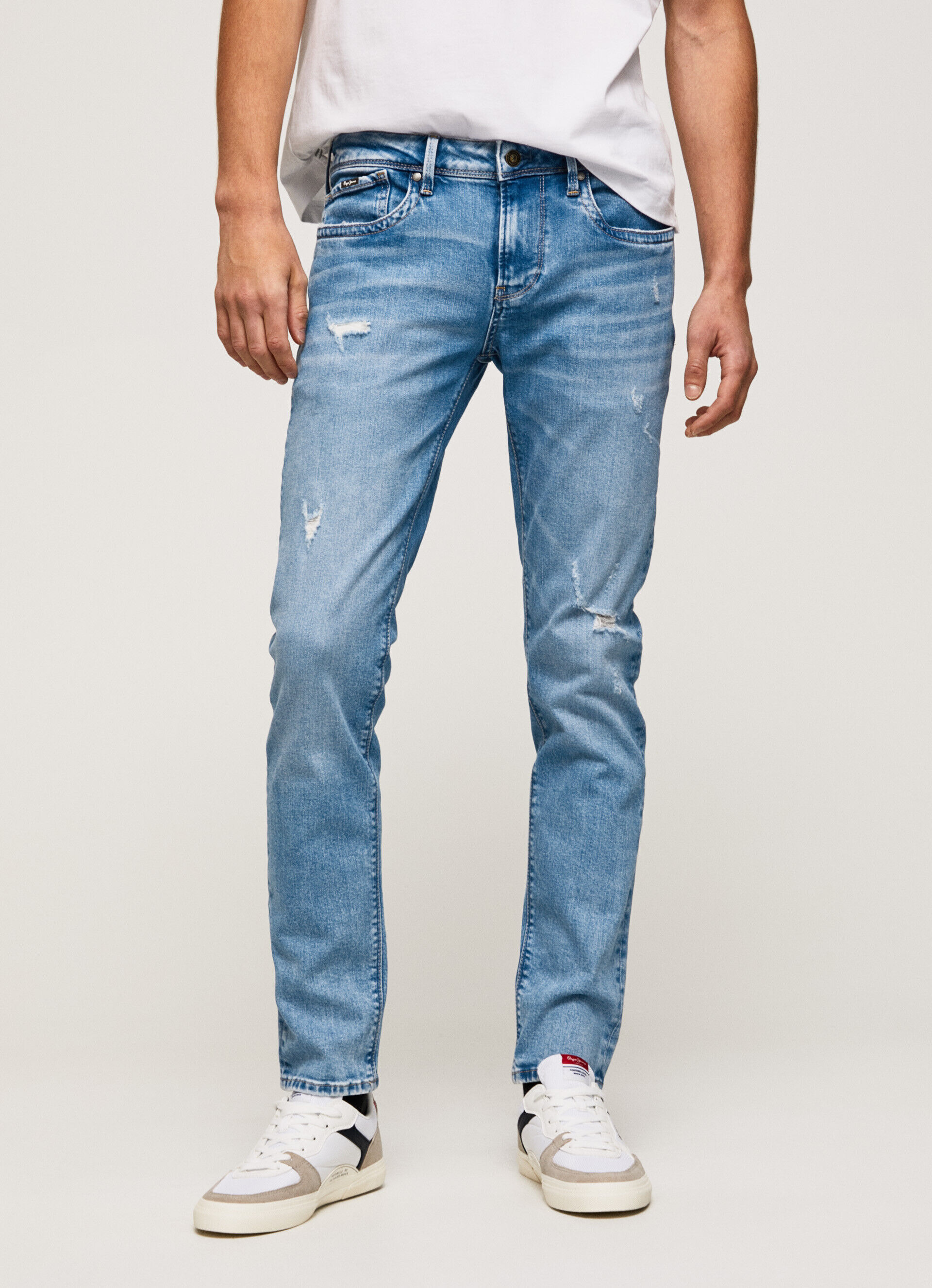 Calça jeans Hatch Fit Slim com cintura baixa - jeans