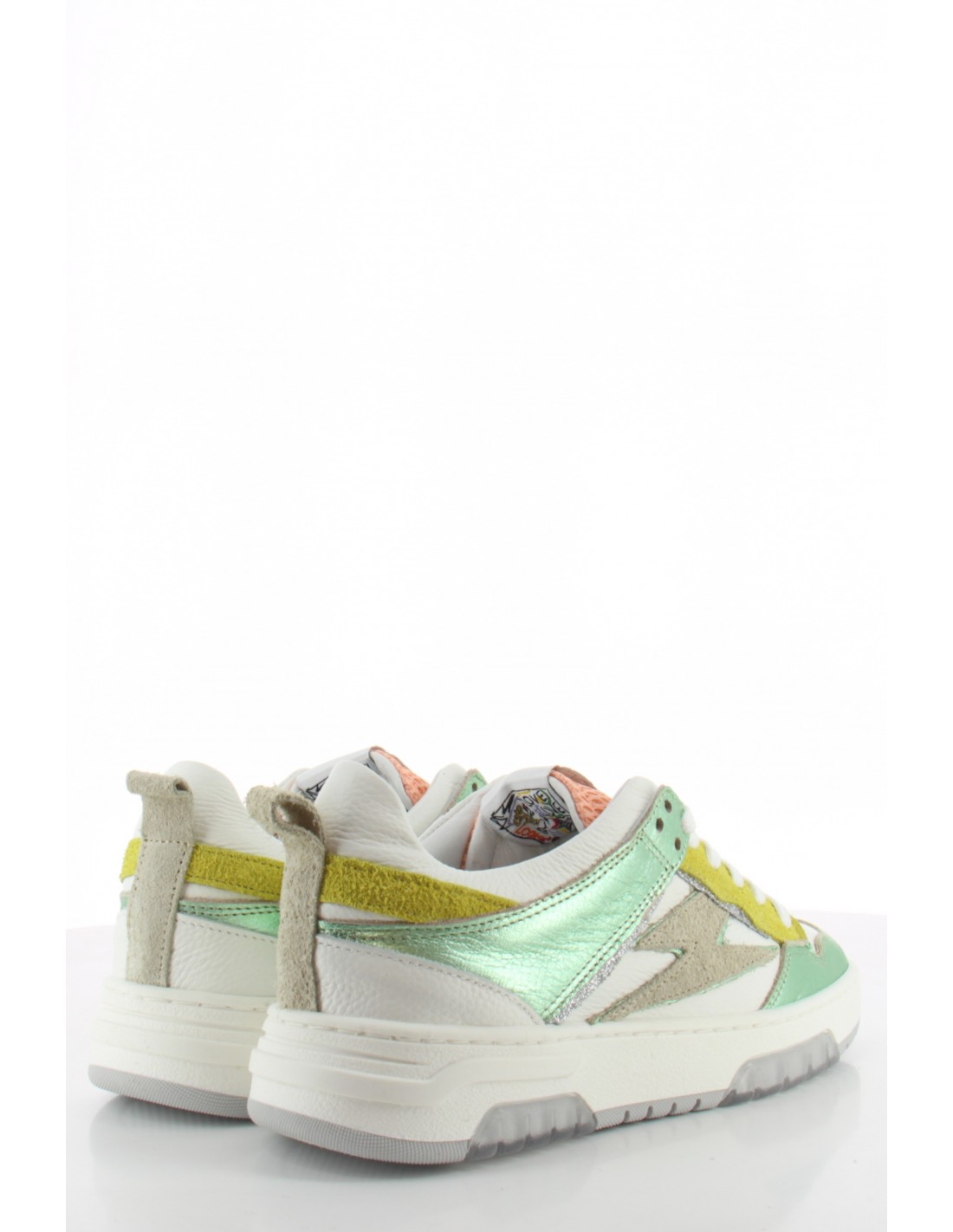 semerdjian Baskets de Ville Femme Chita 11384 vert/or