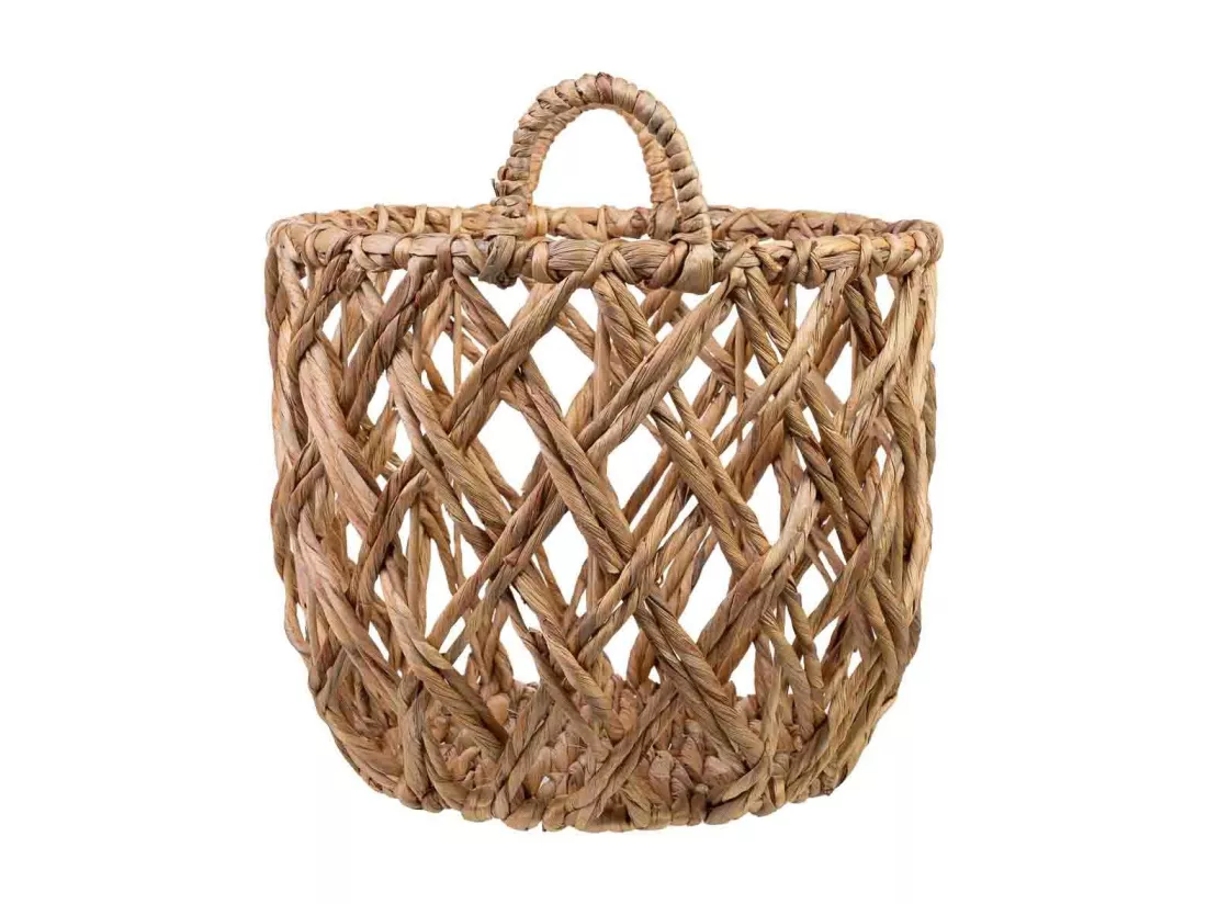 Panier en fibres naturelles marron D40x33/23