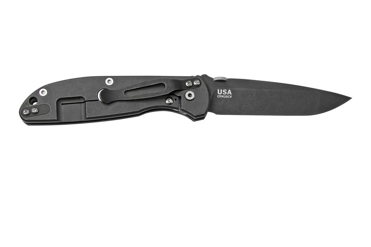 Rick Hinderer FireTac Spanto Battle Black, Black Grey G10, zakmes