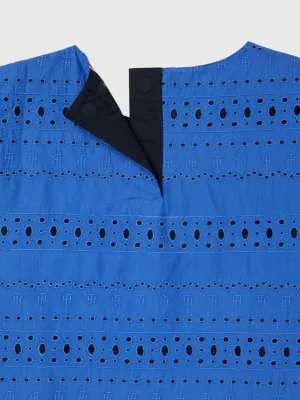 Blusa Adaptive Broderie Anglaise Regular Fit