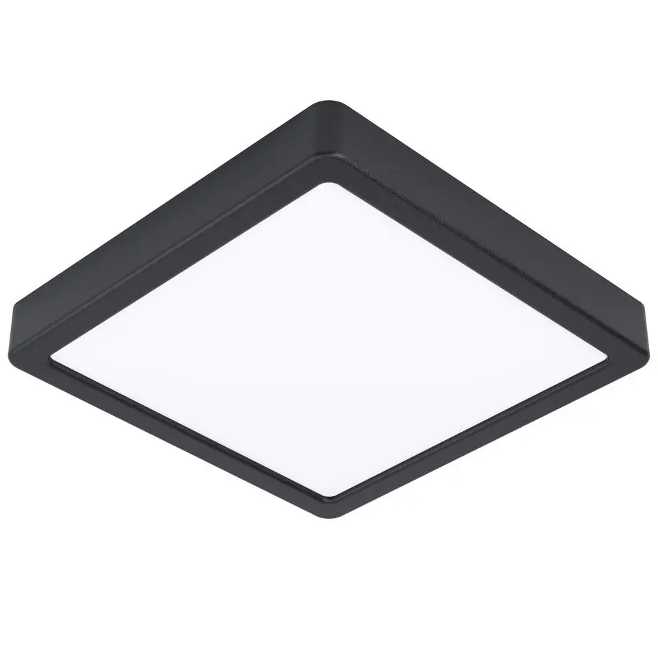 EGLO Fueva 5 Plafonnière - LED - 21 cm - Zwart