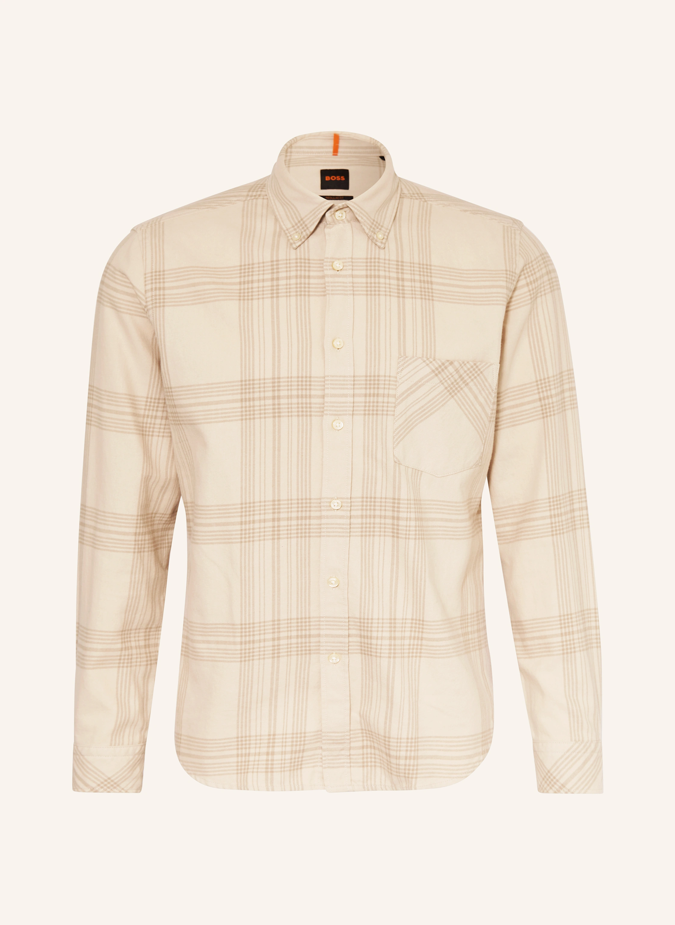 BOSS Flanellhemd RICKERT Regular Fit