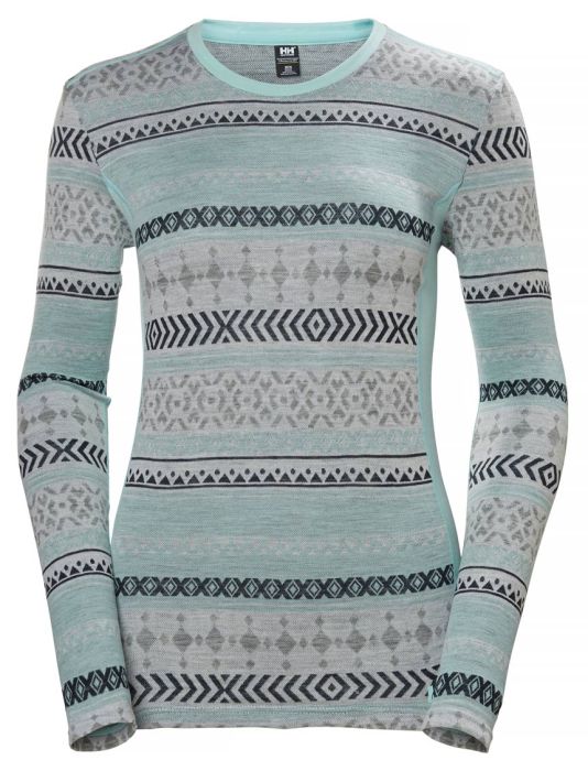 HH Merino Mid Graphic LS Wms undertrøje