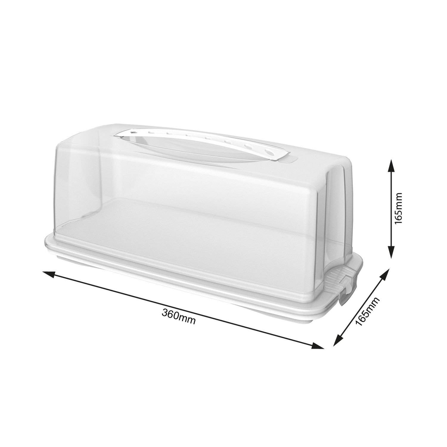 FRESH Kuchenbox Cakebutler Kuchen Transport Behälter (1722501100) - Weiss