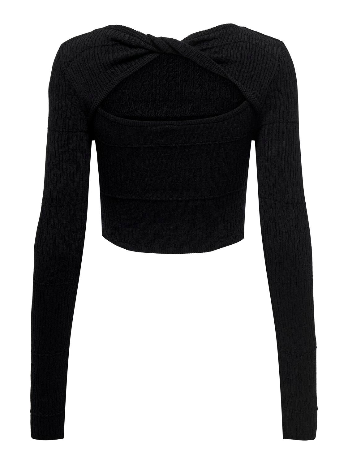 ONLAMOUR Strickpullover Black