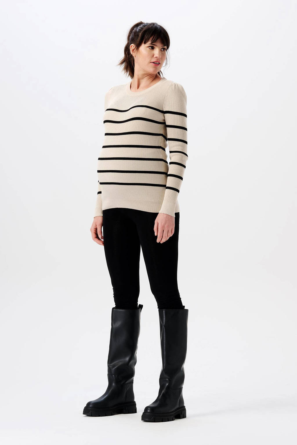 Noppies high waist skinny zwangerschapslegging Paris zwart