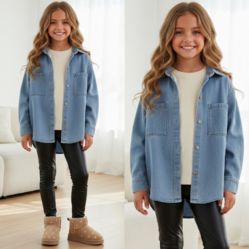 Easy Wear Denim Shirt Outfit