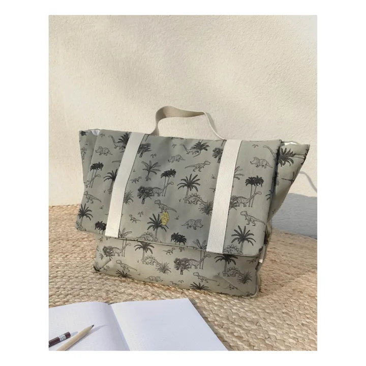 Milinane Cartable Archibald | Vert kaki