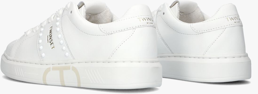 TWINSET MILANO witte twinset milano lage sneakers 241tcp014