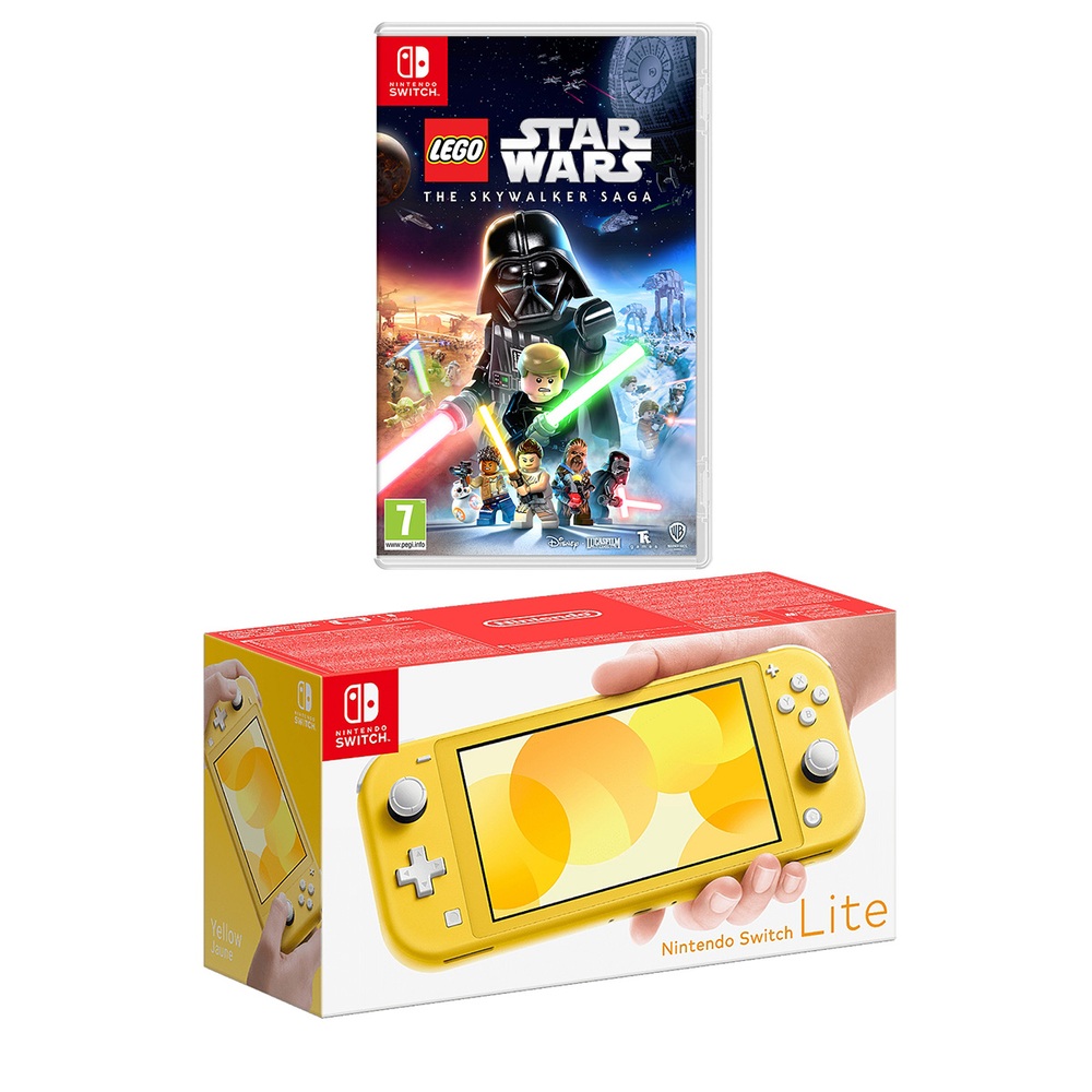 Nintendo Switch Lite (Gelb) & LEGO Star Wars: Die Skywalker Saga
