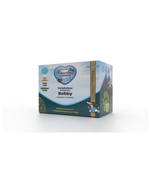 Renske Adult Multi Graanvrij - Hondenvoer - Kip Kalkoen Lam 12 x 395 g