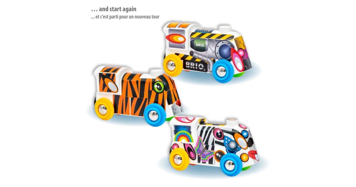 BRIOSticker-Locomotief Speelgoedvoertuig