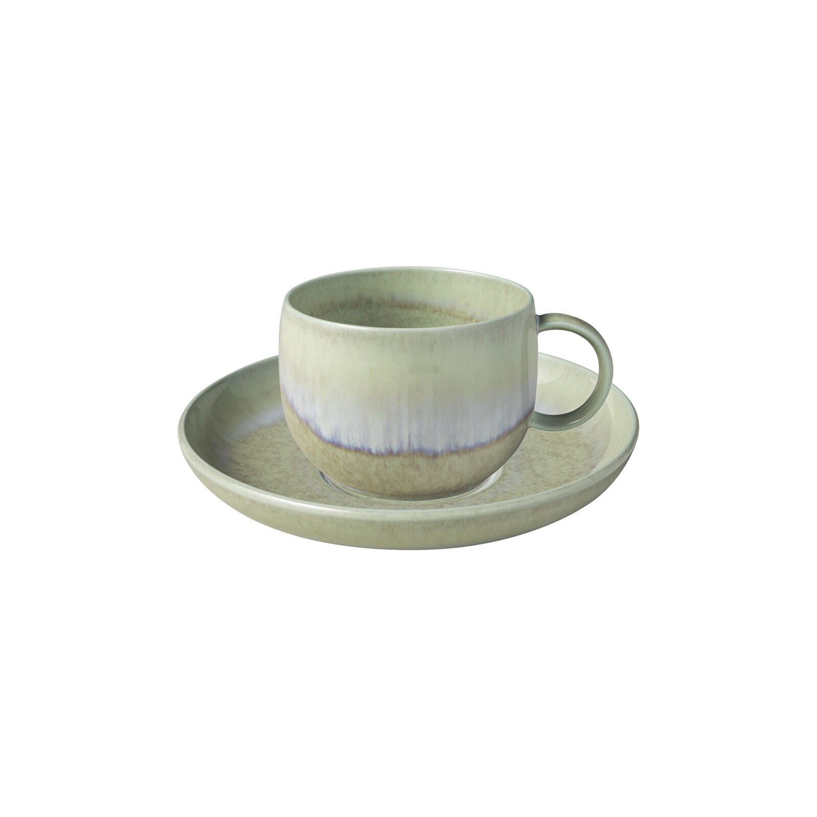 like. by Villeroy & Boch Kaffeetasse mit Untertasse Perlemor Alga 190 ml