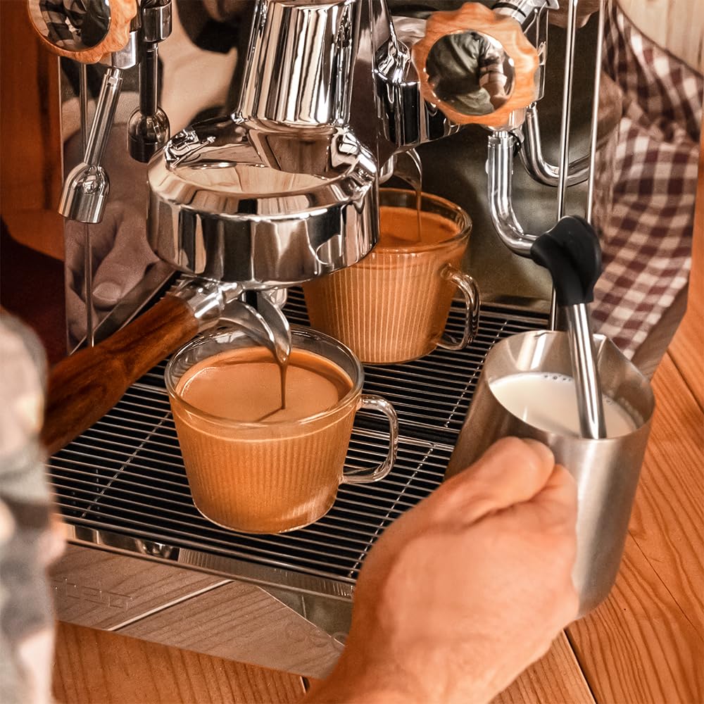 Cecotec Machine a Café Expresso Professionnelle Barista Baristeo Classic. Pré-Infusion Pour Meilleure Extraction, Réservoir Amovible 2,5 L, Pompe Ital