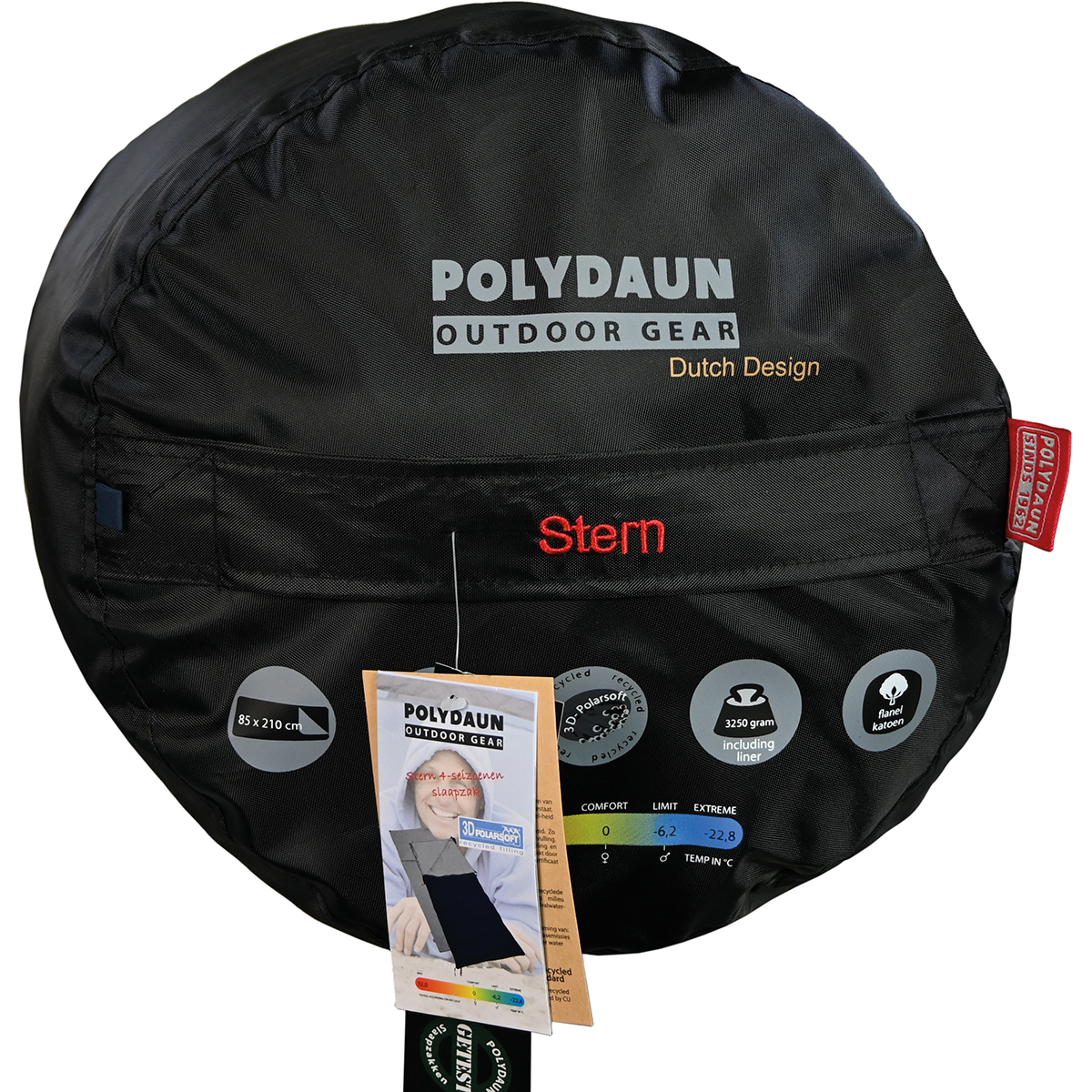 Polydaun Stern 85x210 cm slaapzak - navy/mist