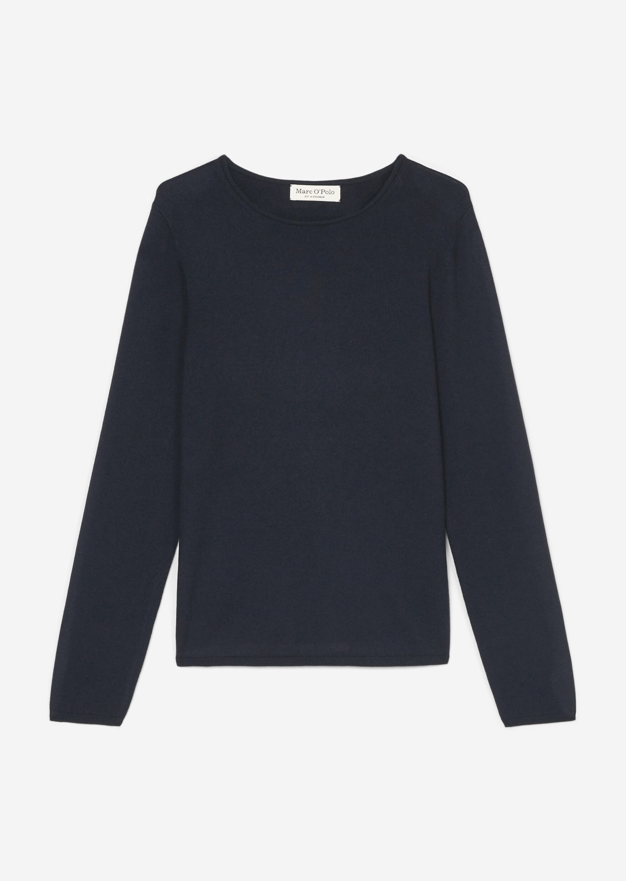 Feinstrick-Pullover regularaus softem Schurwolle-Mix