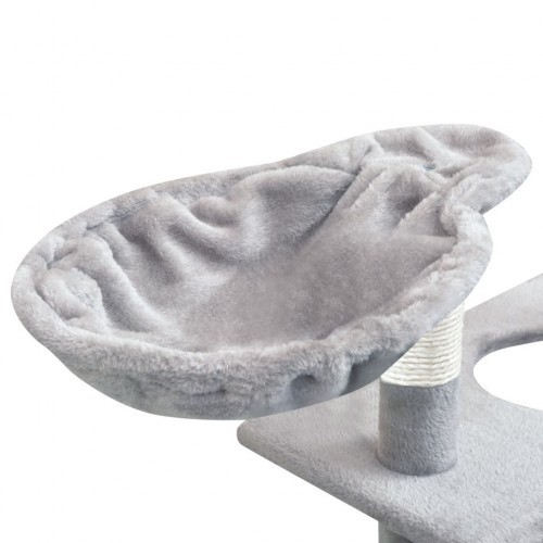 Arranhador para gatos, arranhador de sisal, cinza