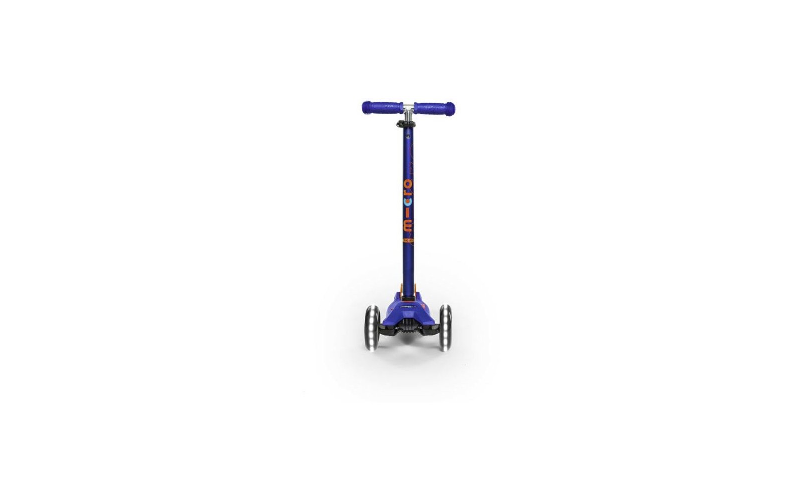 Micro Maxi Deluxe LED Kinder Kickboard Rot