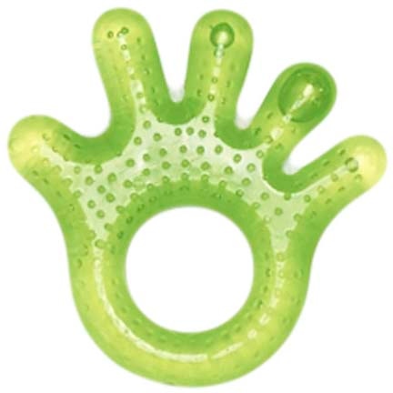 Prénatal bijtring slang en hand naturel