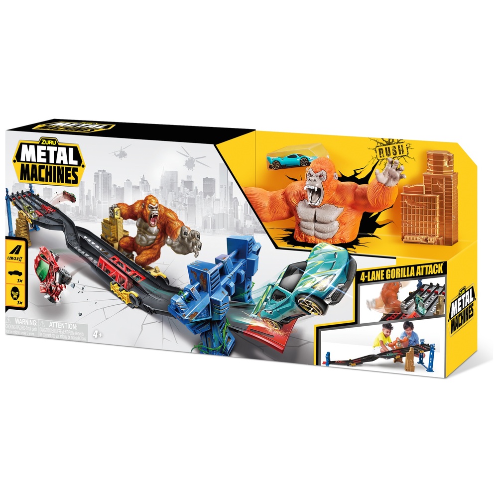 Metal Machines 4-spuriges Gorilla Attack Track Set von Zuru
