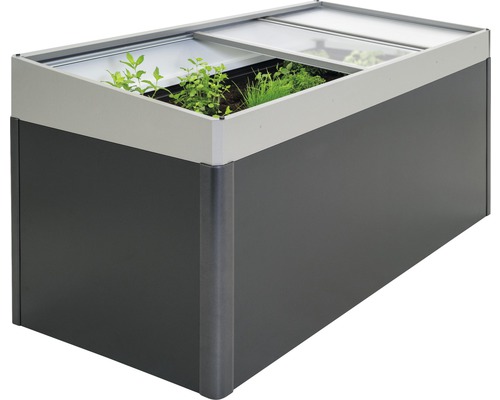 Biohort kweekbak voor verhoogde bak 2x1 kwartsgrijs