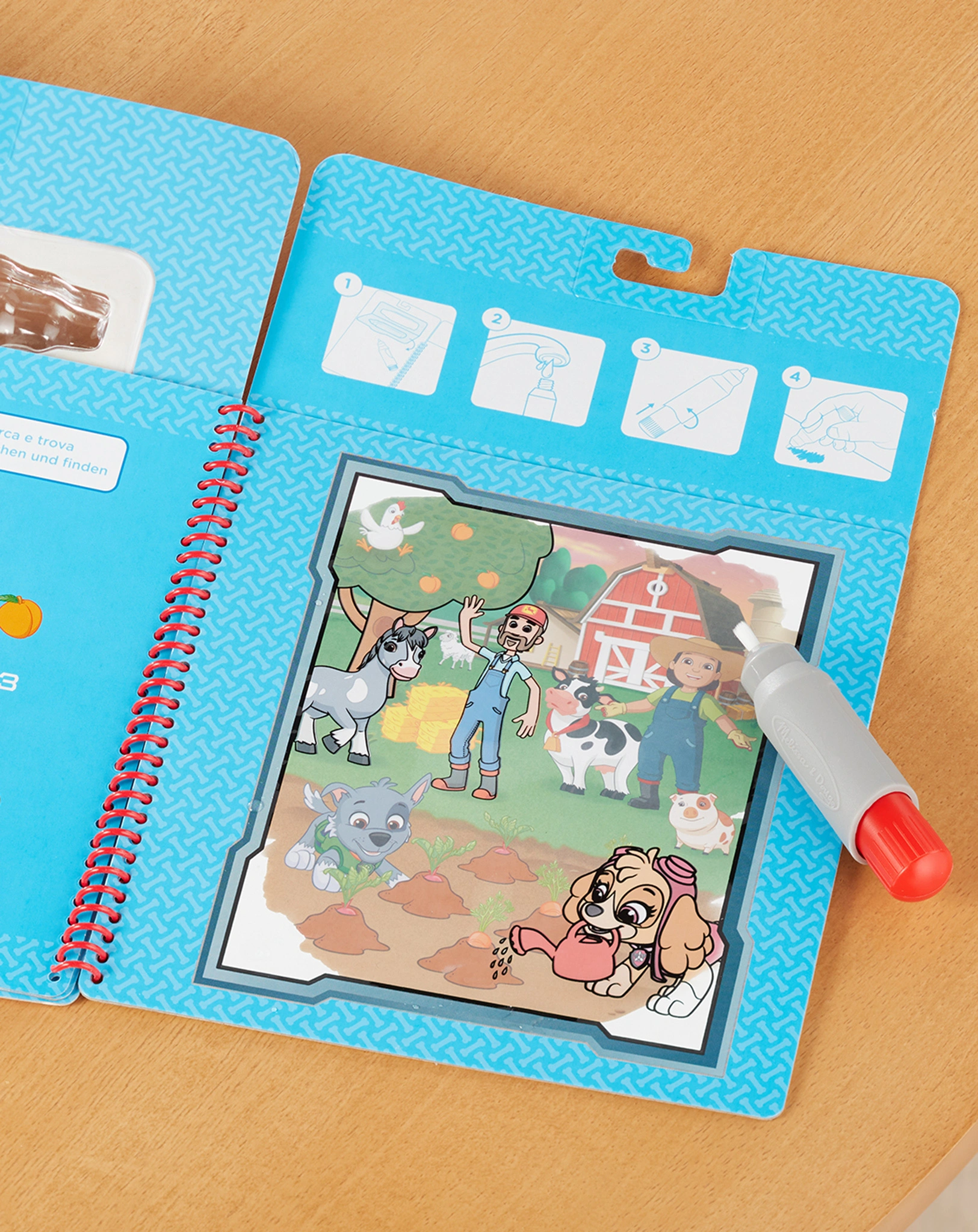 Malblock PAW PATROL - SKYE mit Stift
