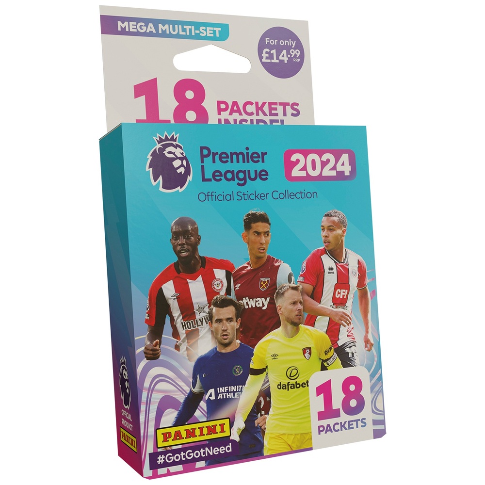 Offizielles Sticker-Set der Premier League 2024 (Mega-Multiset)