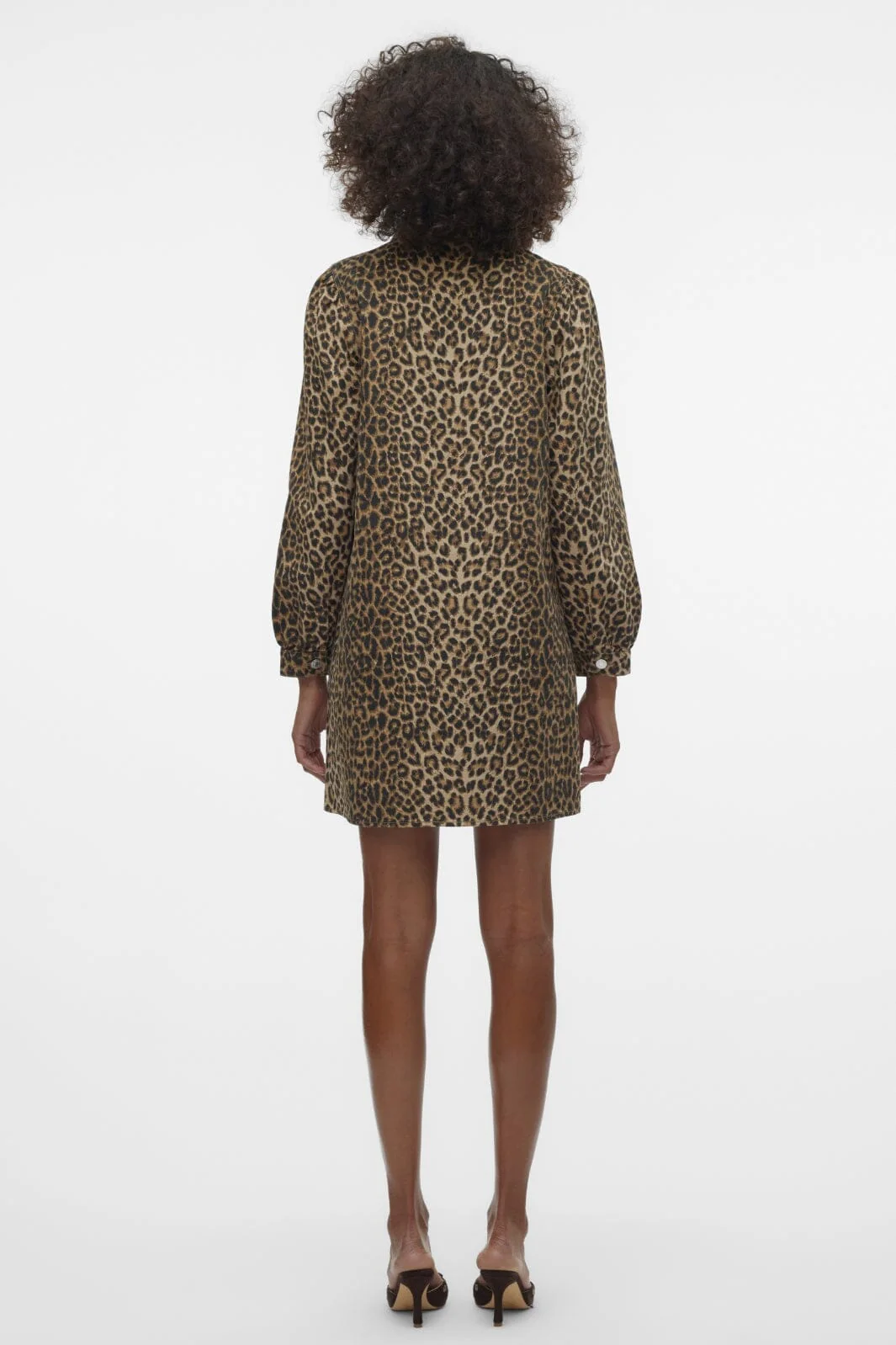 Vero Moda Vmlucie Ls Short Leo Dress