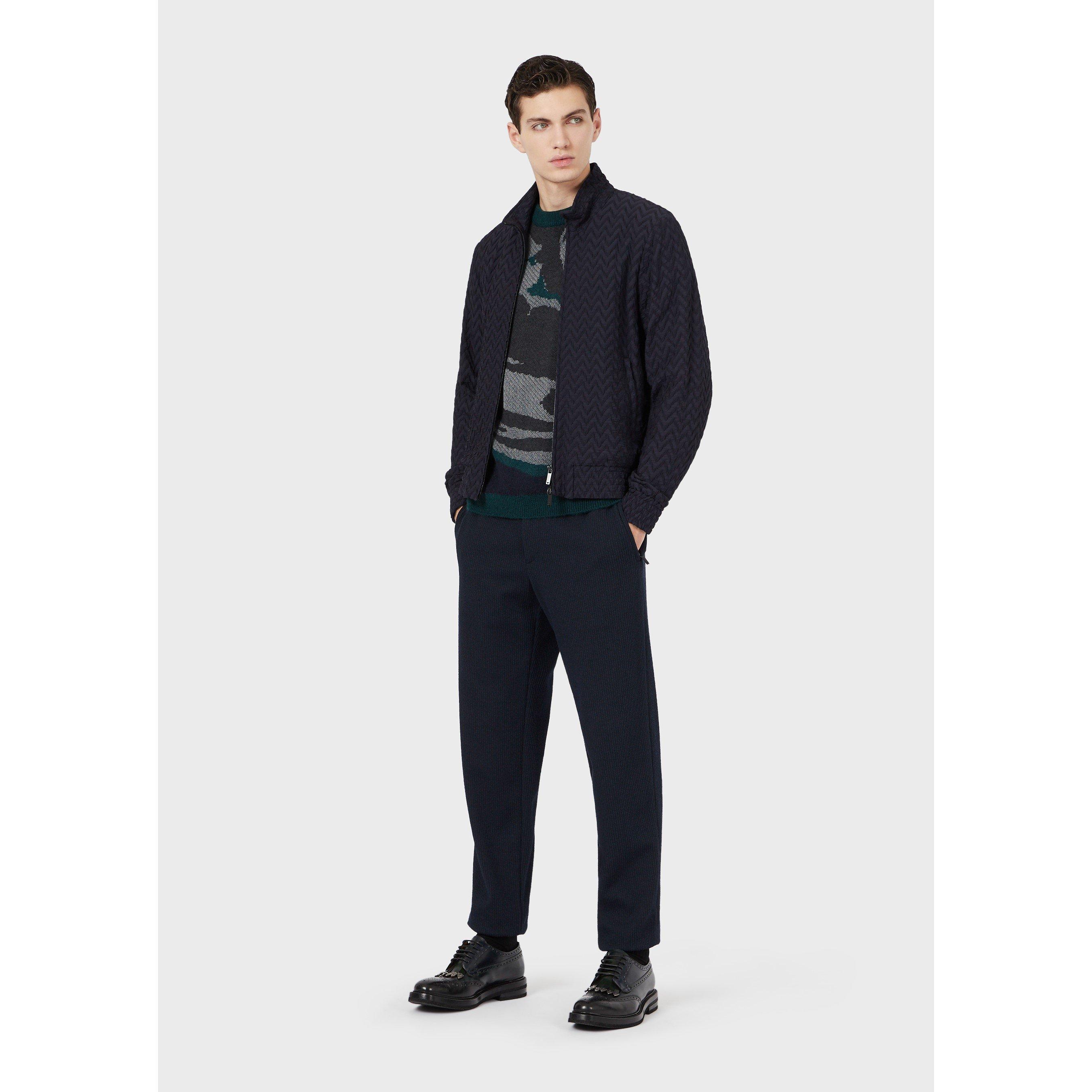 Emporio Armani Textured Zip Jacket