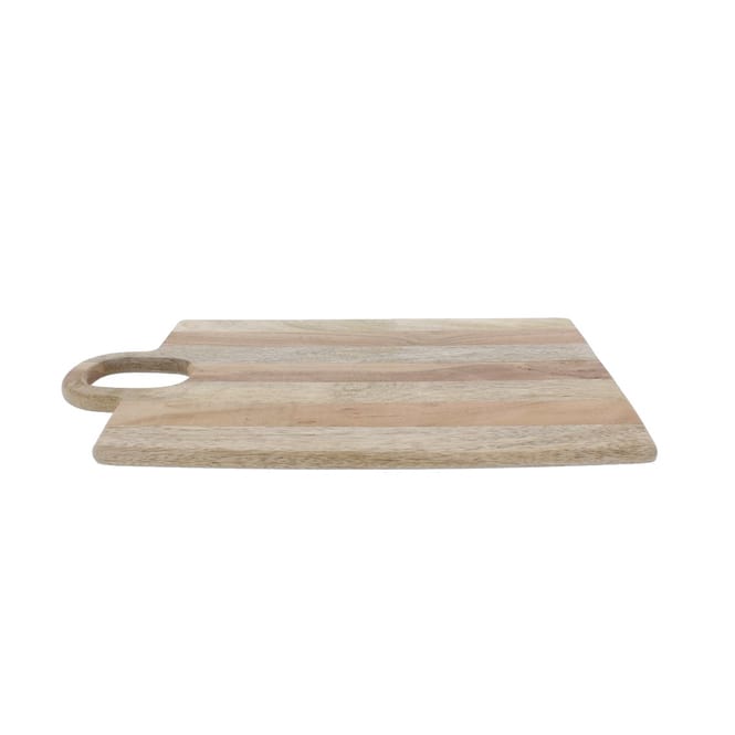 Deko-Holzbrett - hellbraun - ca. 50 x 25 x 1,5 cm