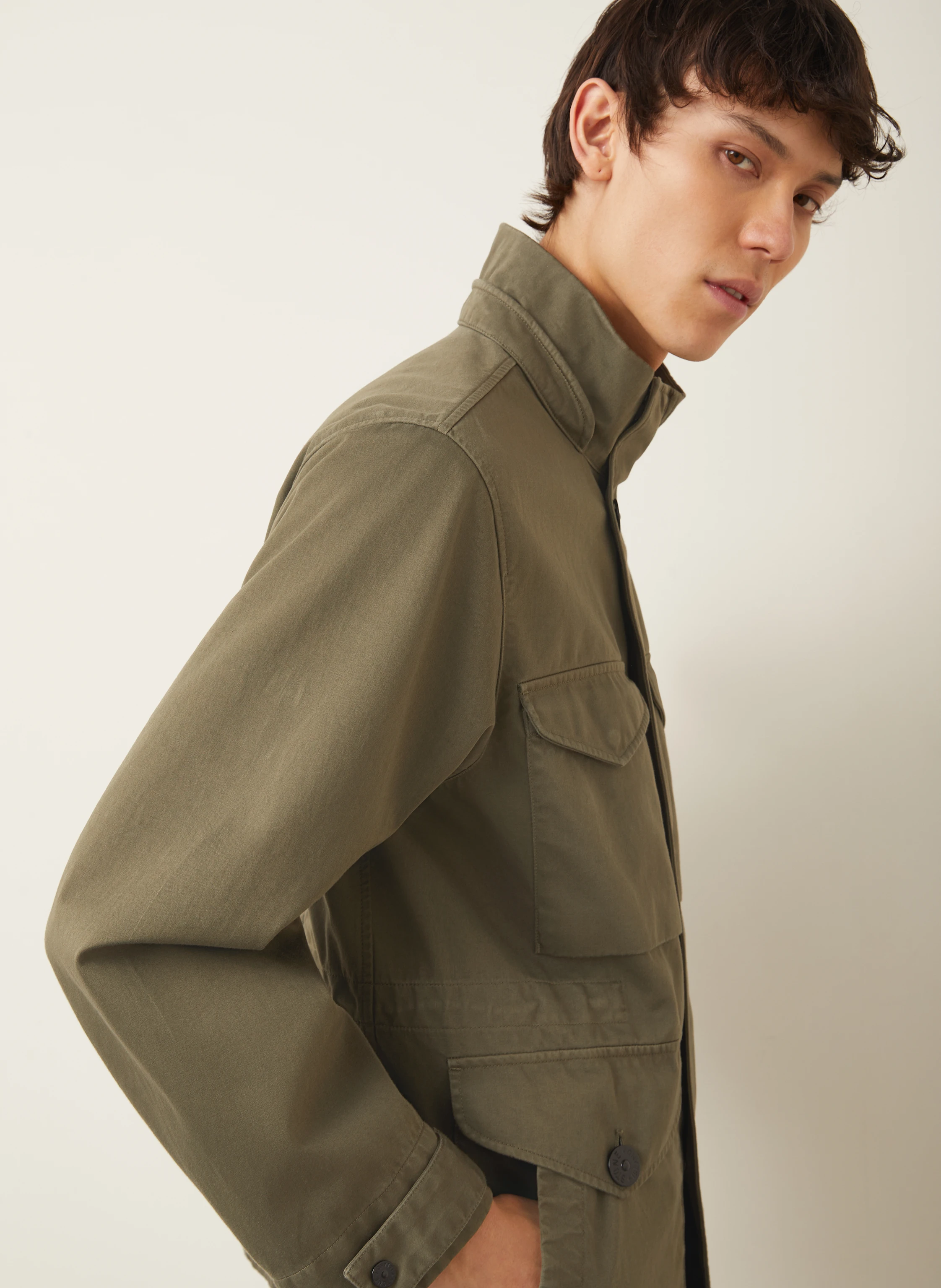 STONE ISLAND Parka mit abnehmbarer Kapuze