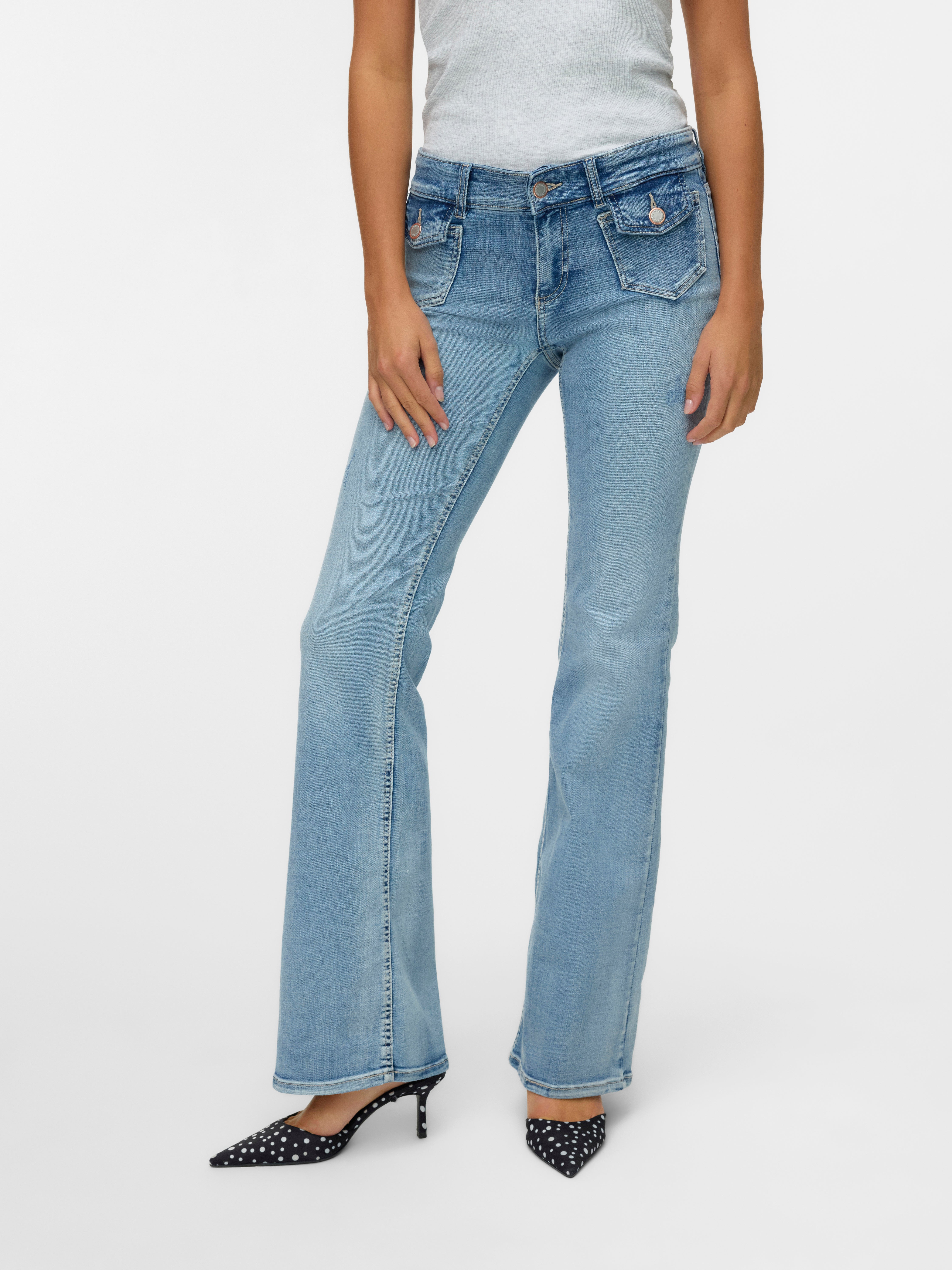 VMJEAN Low rise Flared fit Jeans