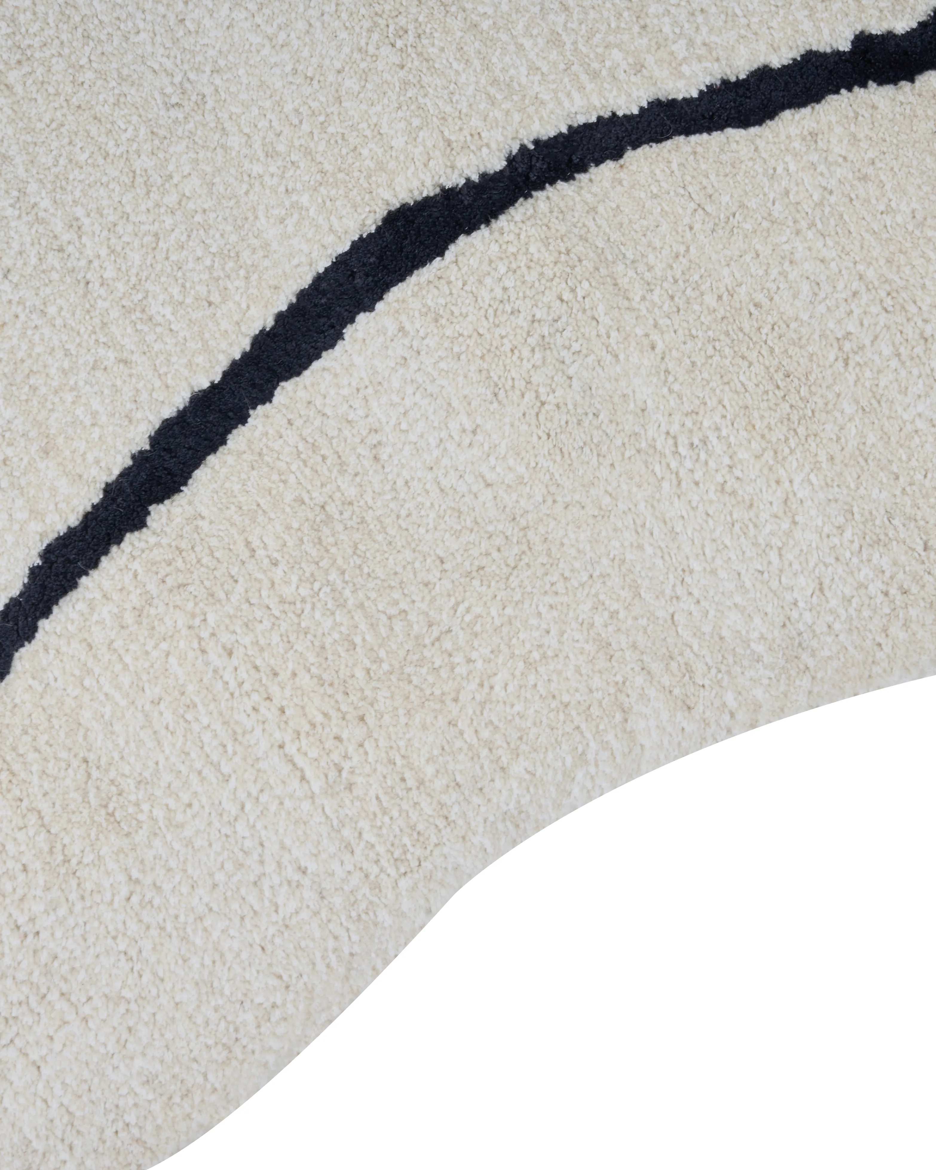 Vloerkleed DERA Beige 160 x 230 cm Viscose