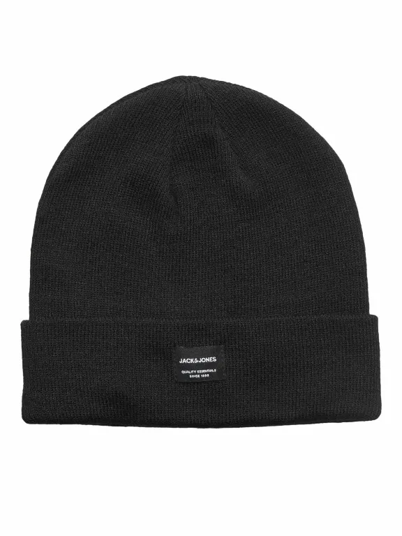 JACK & JONES Mütze Schwarz Textil