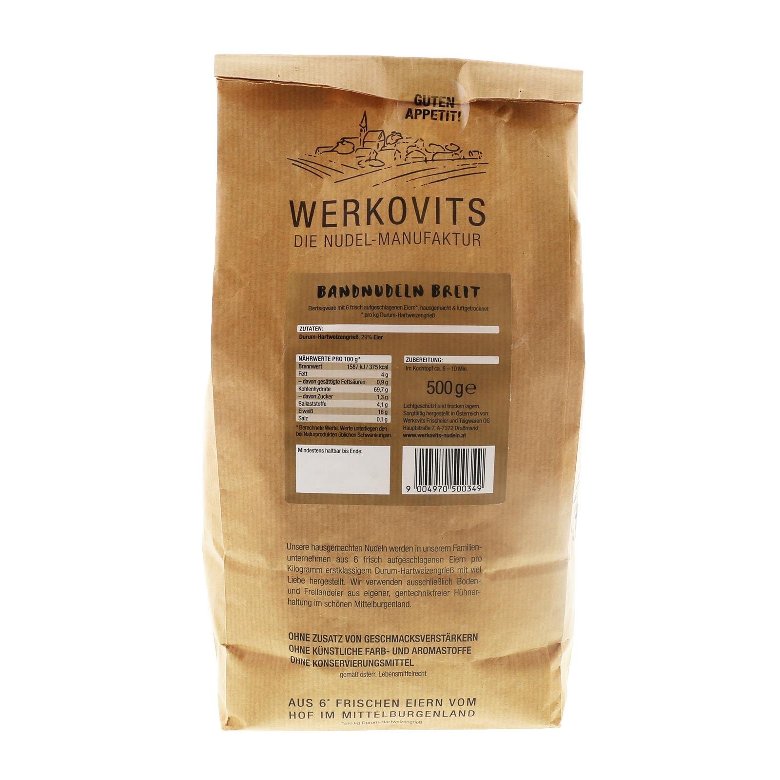 Werkovits Bandnudeln Breit