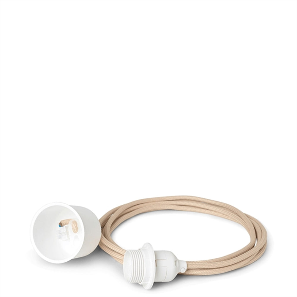 Fabric Lampeledning Pendant 2 M Sand - Ferm Living