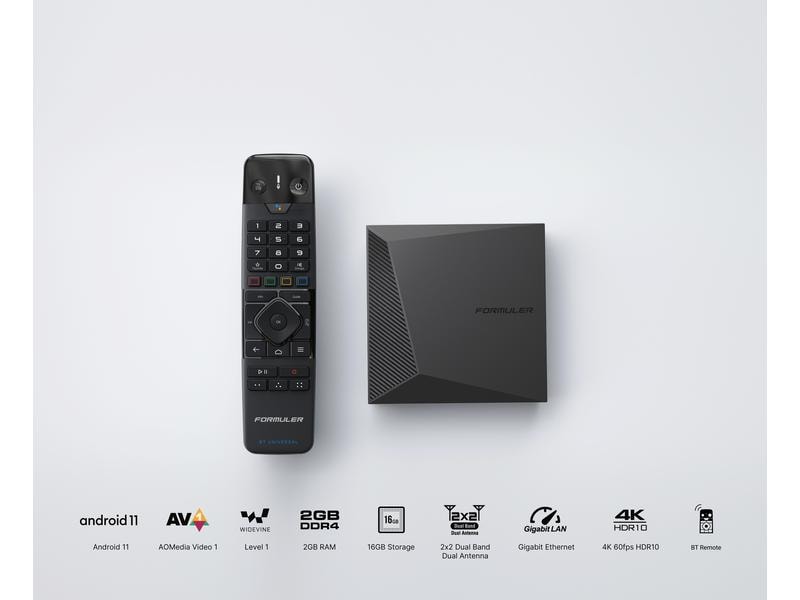 Formuler Mediaplayer / IPTV Player Z11 Pro 4K Android OTT Medien-Streamer