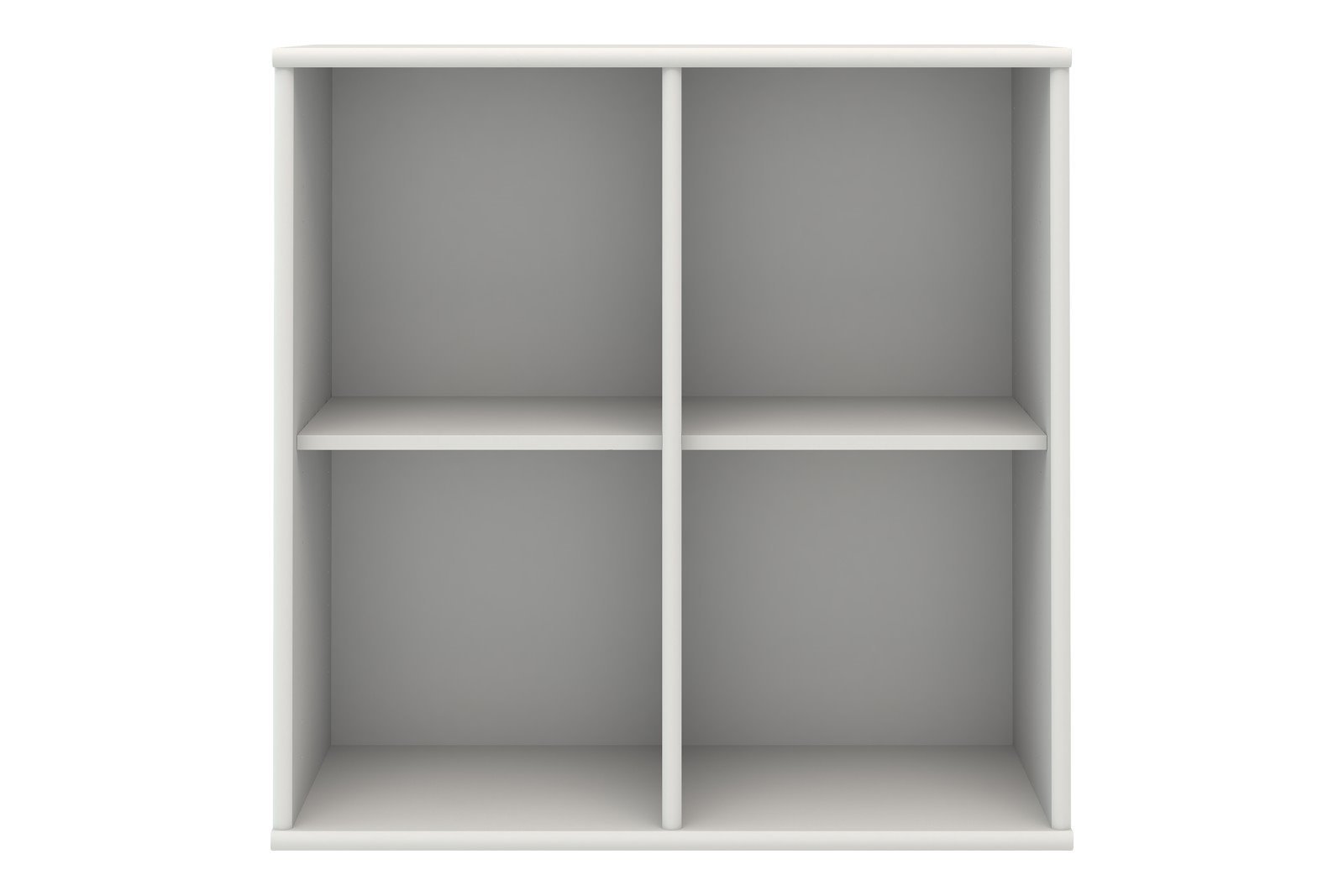Mistral Bokyller 70x70x27 cm. Hvitbeiset eik. Veggmontert.